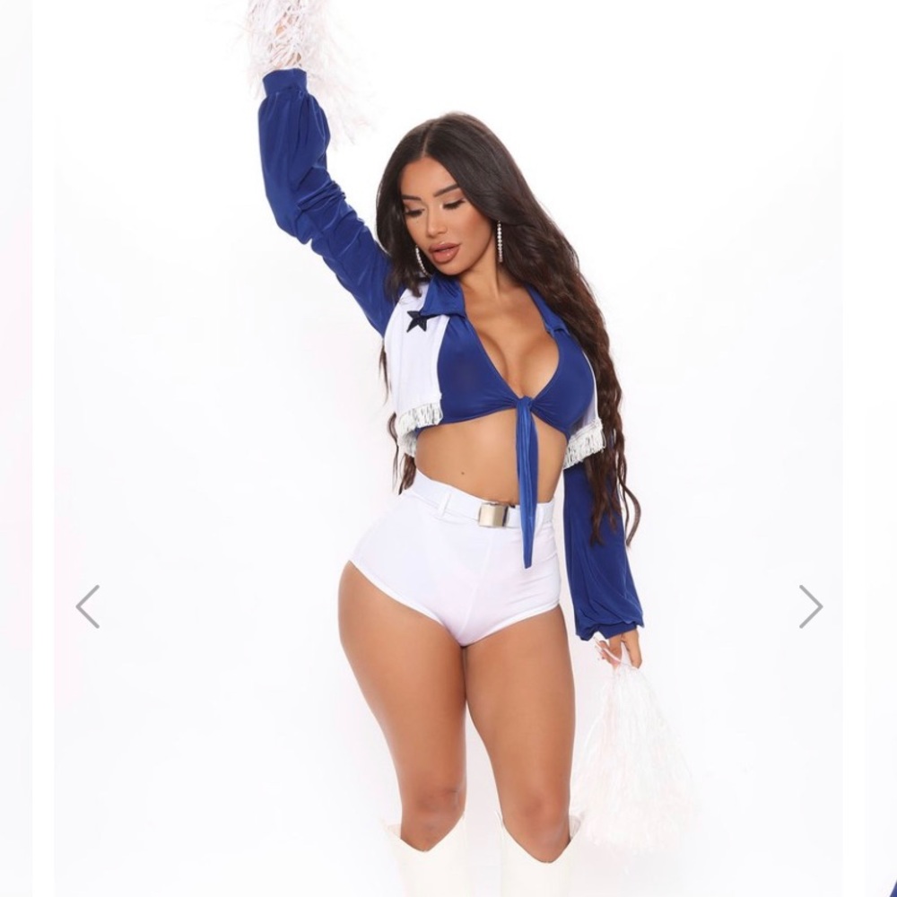 Dallas cowboy cheerlead costume